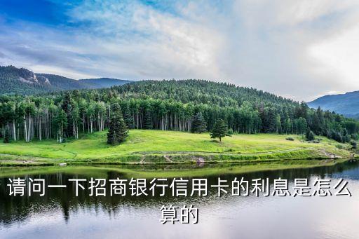 請問一下招商銀行信用卡的利息是怎么算的