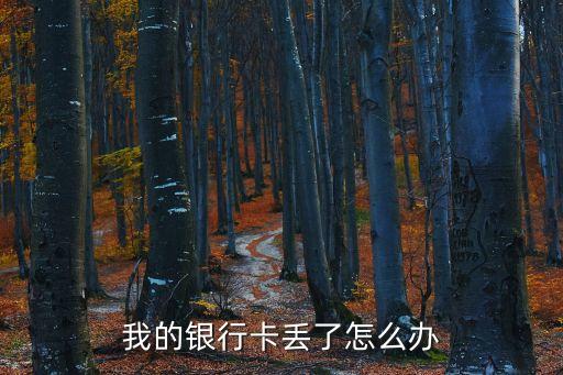我的銀行卡丟了怎么辦