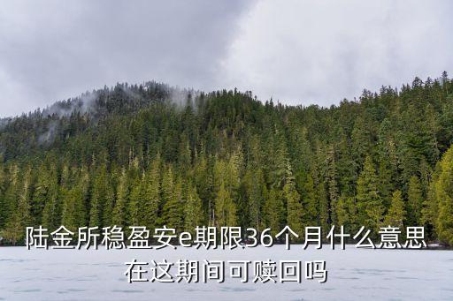 陸金所穩(wěn)贏安e怎么贖回，陸金所理財(cái)產(chǎn)品到期了怎么贖回