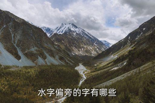 水字偏旁的字有哪些