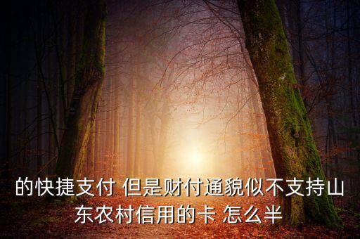 天金所支信通怎么取出，財(cái)付通支持信用社付款沒(méi)