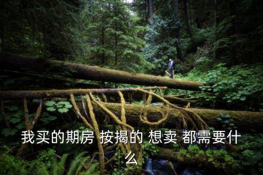 按揭中的期房怎么買賣，如何轉(zhuǎn)讓按揭貸款期房