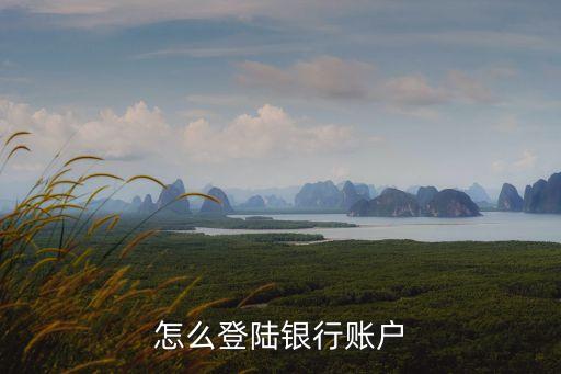 怎么登陸銀行賬戶