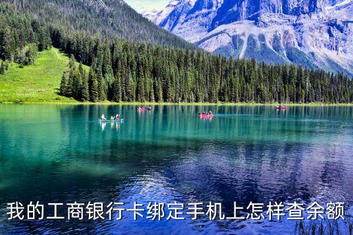 我的工商銀行卡綁定手機(jī)上怎樣查余額