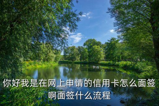 你好我是在網(wǎng)上申請的信用卡怎么面簽啊面簽什么流程