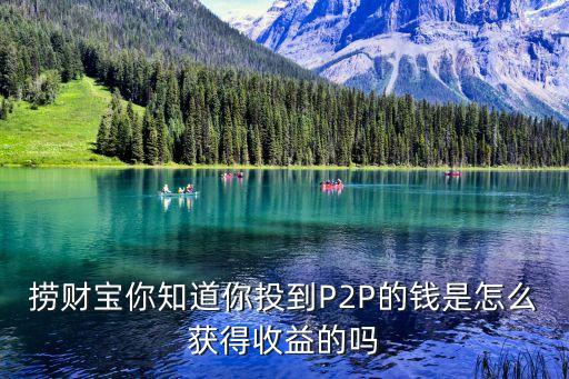 p2p 理財怎么獲得收益率，P2P理財怎么算收益
