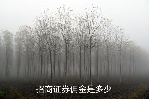 招商證券傭金怎么樣，招商證券傭金是多少