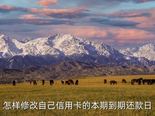 怎么調(diào)整信用卡還款日，信用卡賬單日和還款日可以更改嗎