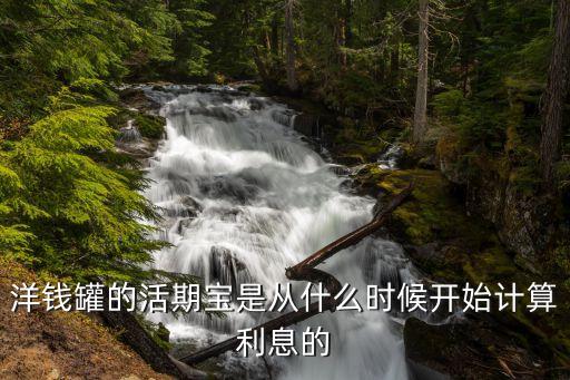 洋錢(qián)罐的活期寶是從什么時(shí)候開(kāi)始計(jì)算利息的