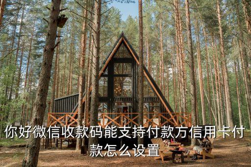 你好微信收款碼能支持付款方信用卡付款怎么設(shè)置