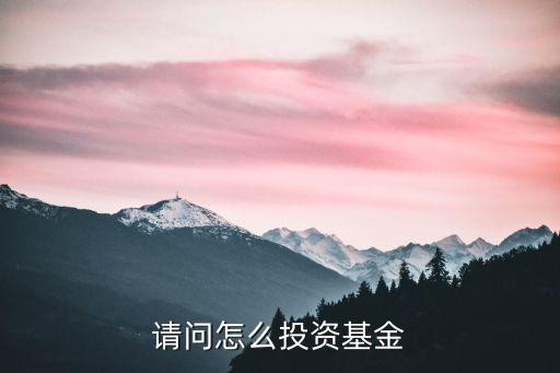 請問怎么投資基金