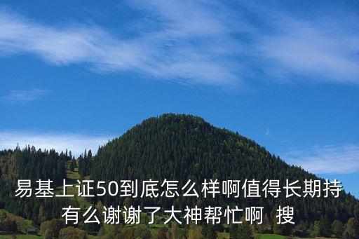 易基上證50到底怎么樣啊值得長(zhǎng)期持有么謝謝了大神幫忙啊  搜