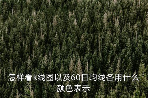 怎樣看k線圖以及60日均線各用什么顏色表示