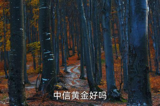 中信銀行的金條怎么樣，中信黃金好嗎