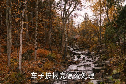 車輛按揭完怎么處理，車子按揭完怎么處理