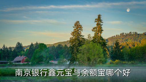 南京銀行鑫錢寶怎么樣，南京銀行鑫元寶與余額寶哪個好