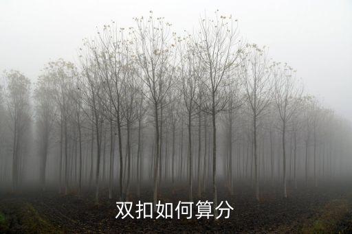 雙扣如何算分