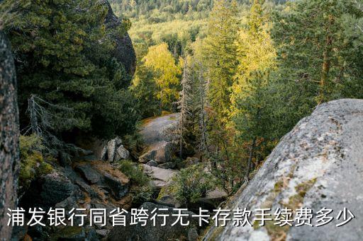 浦發(fā)銀行手續(xù)費怎么算，浦發(fā)銀行信用卡取現(xiàn)手續(xù)費和利息怎么算