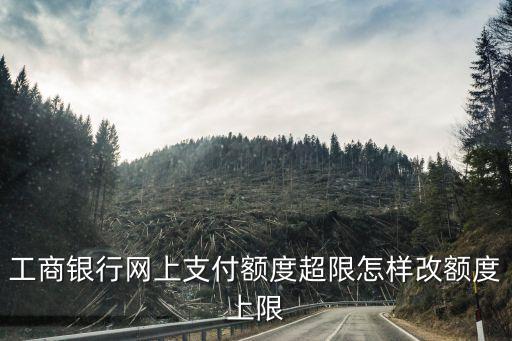 工商銀行超額度怎么辦，工行個(gè)人網(wǎng)銀買東西超出限額怎么辦