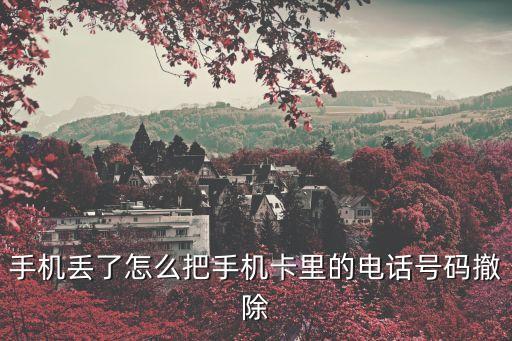 手機(jī)丟了怎么銷號(hào)，手機(jī)丟了怎么注銷手機(jī)號(hào)