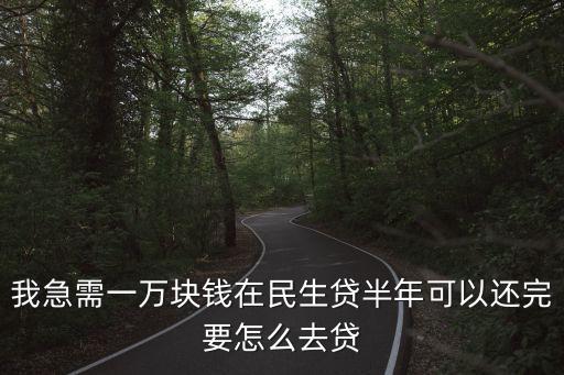 民生易貸怎么貸款，我想貸款怎么申請