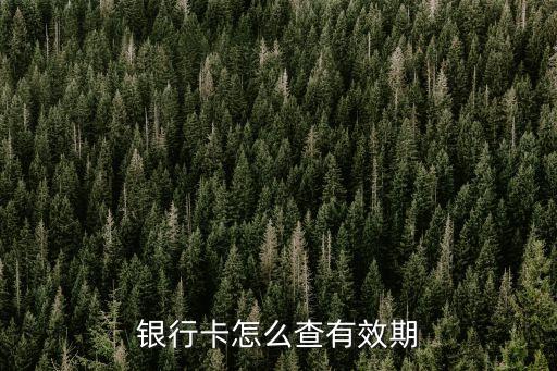 銀行卡的有效期怎么查詢系統(tǒng)，銀行卡的有效期在哪里查看