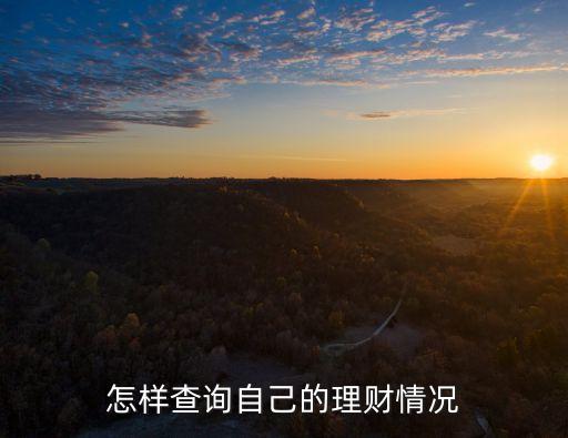怎么查詢銀行理財產(chǎn)品，怎樣查詢自己的理財情況