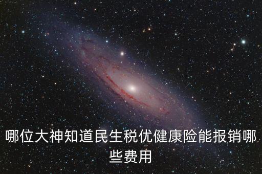 哪位大神知道民生稅優(yōu)健康險(xiǎn)能報(bào)銷哪些費(fèi)用