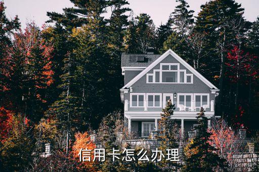 信用卡怎么辦理