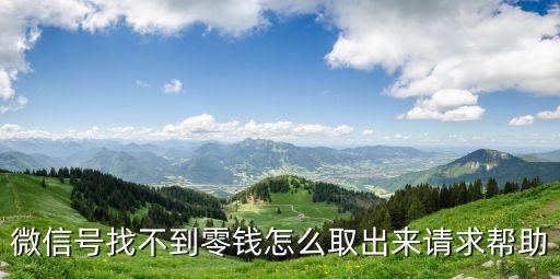 微信里零錢怎么取出來，微信號找不到零錢怎么取出來請求幫助