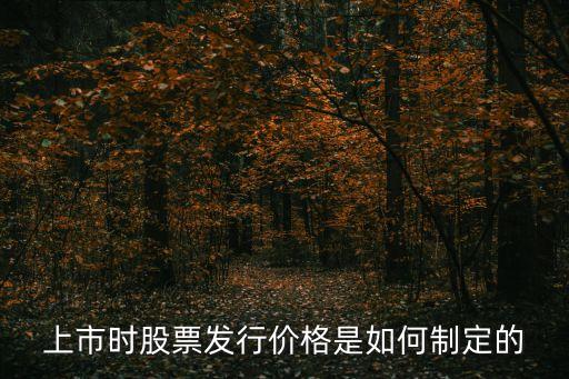 怎么定股票發(fā)行價，股票的發(fā)行價格是怎樣確定的