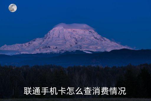 聯(lián)通手機(jī)卡怎么查消費(fèi)情況