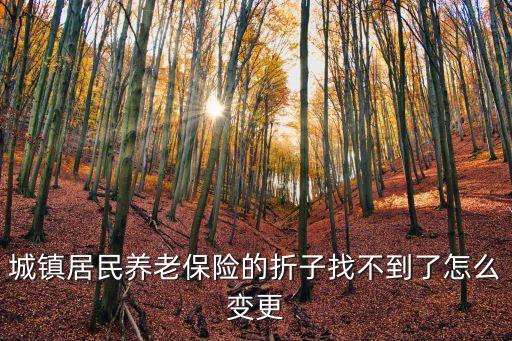 社保折子沒見怎么辦，我的社保存折丟了怎么辦