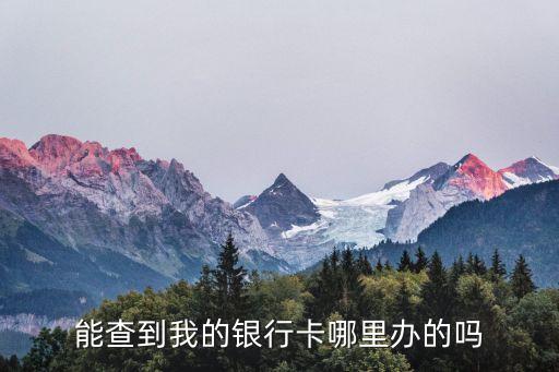 怎么看銀行卡哪里的，能查到我的銀行卡哪里辦的嗎