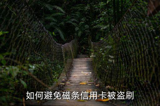 磁條卡怎么防止盜刷，如何避免磁條信用卡被盜刷