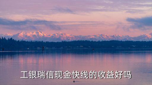 工銀瑞信現(xiàn)金快線的收益好嗎