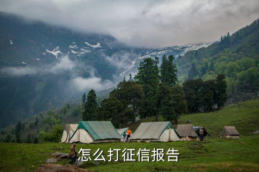 怎么打印征信證明，怎么打征信報(bào)告