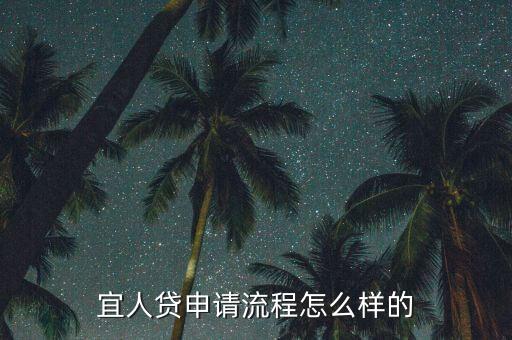 宜人貸申請(qǐng)流程怎么樣的
