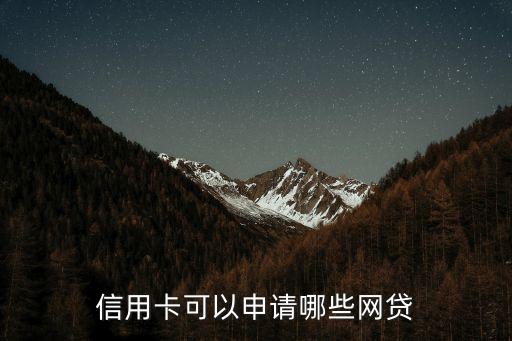 只有信用卡怎么網(wǎng)貸，說說只有信用卡沒芝麻分可以做的網(wǎng)貸有哪些