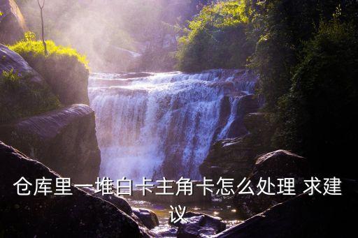 倉庫里一堆白卡主角卡怎么處理 求建議