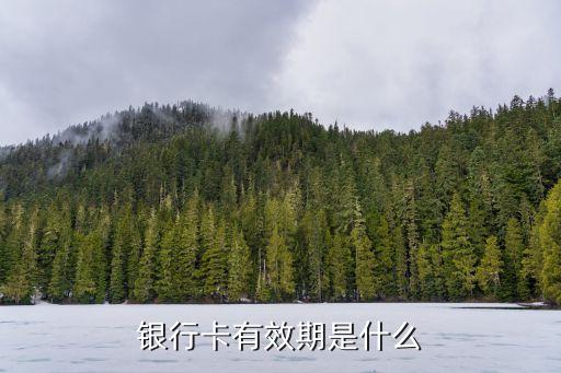 銀行卡有效期是什么