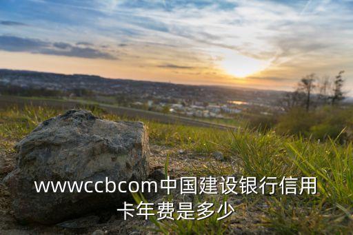 建行信用卡年費(fèi)怎么580，中國建設(shè)銀行信用卡年費(fèi)是多少