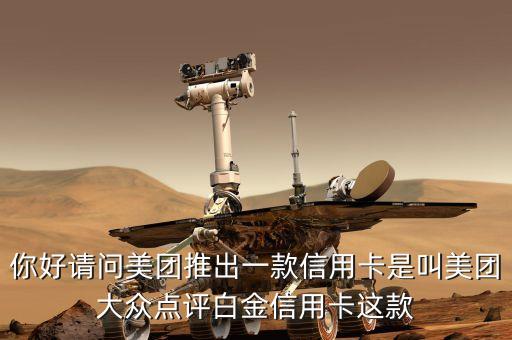 你好請(qǐng)問(wèn)美團(tuán)推出一款信用卡是叫美團(tuán)大眾點(diǎn)評(píng)白金信用卡這款