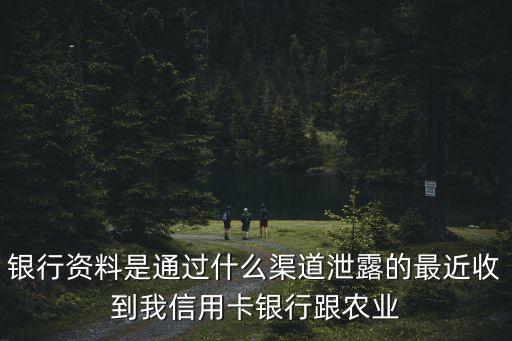 銀行資料是通過什么渠道泄露的最近收到我信用卡銀行跟農(nóng)業(yè)