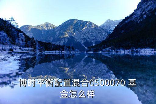 博時混合基金怎么樣，博時基金代碼050013這只基金怎么樣