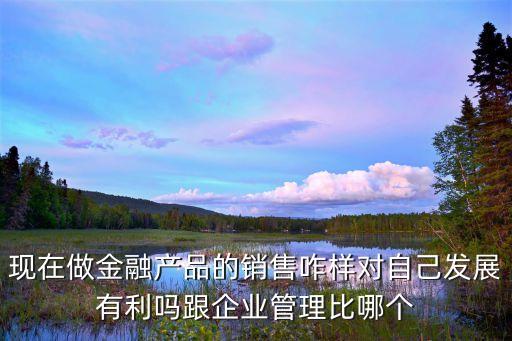 金融銷售有前景怎么樣，金融投資銷售怎么樣