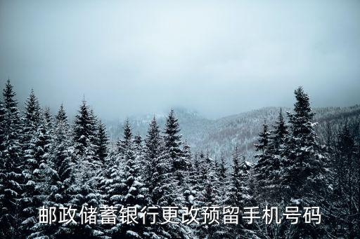 郵政銀行改預(yù)留號(hào)碼怎么改掉，郵政儲(chǔ)蓄銀行更改預(yù)留手機(jī)號(hào)碼