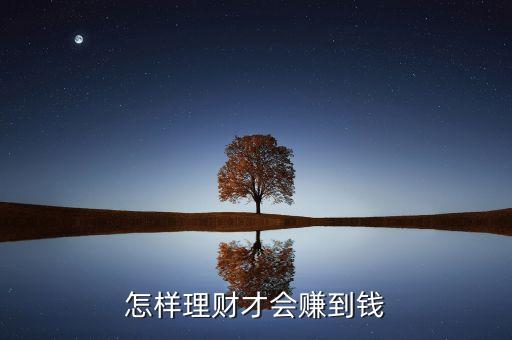 怎樣理財才會賺到錢