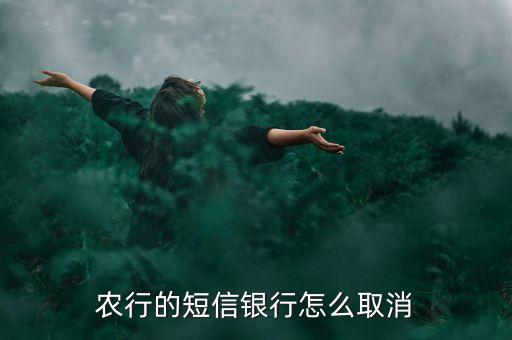 農(nóng)行的短信銀行怎么取消