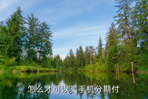 買(mǎi)手機(jī)怎么辦分期付款，怎么才可以買(mǎi)手機(jī)分期付